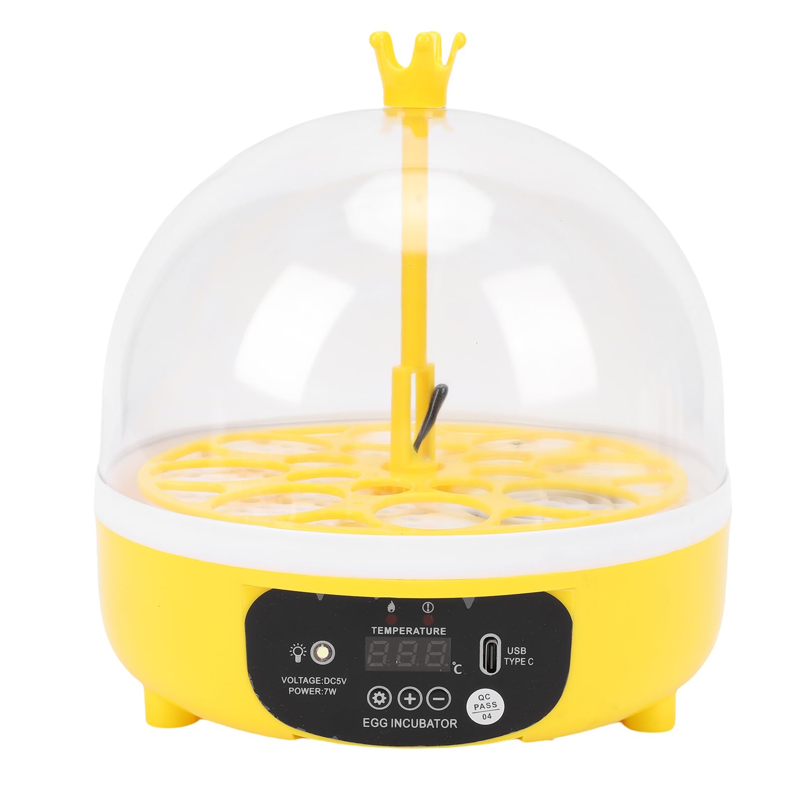 mingzhe Egg Incubator Mini Size with Automatic Egg Turner for Family