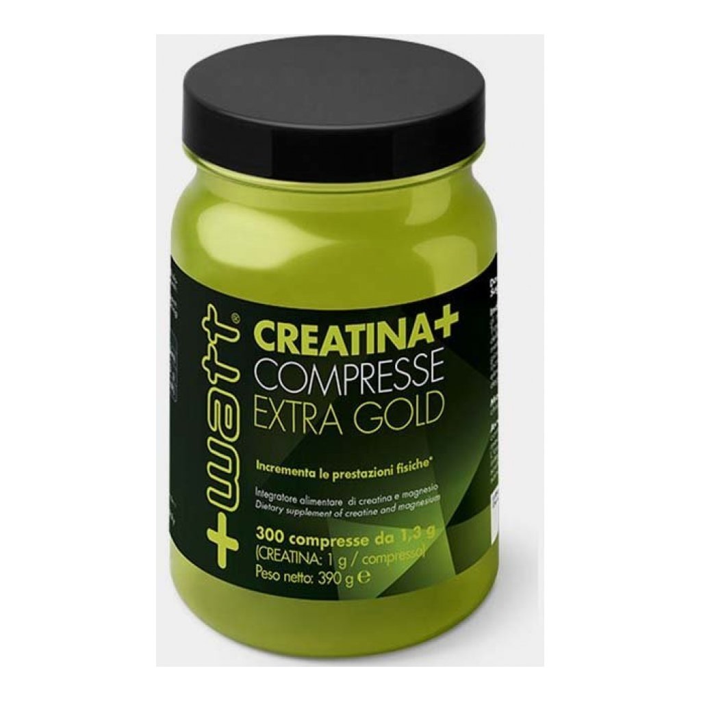 Creatina+ Compresse Extragold - Incrementa le Prestazioni Fisiche Durante lo Sforzo - Gluten Free - 300 cpr