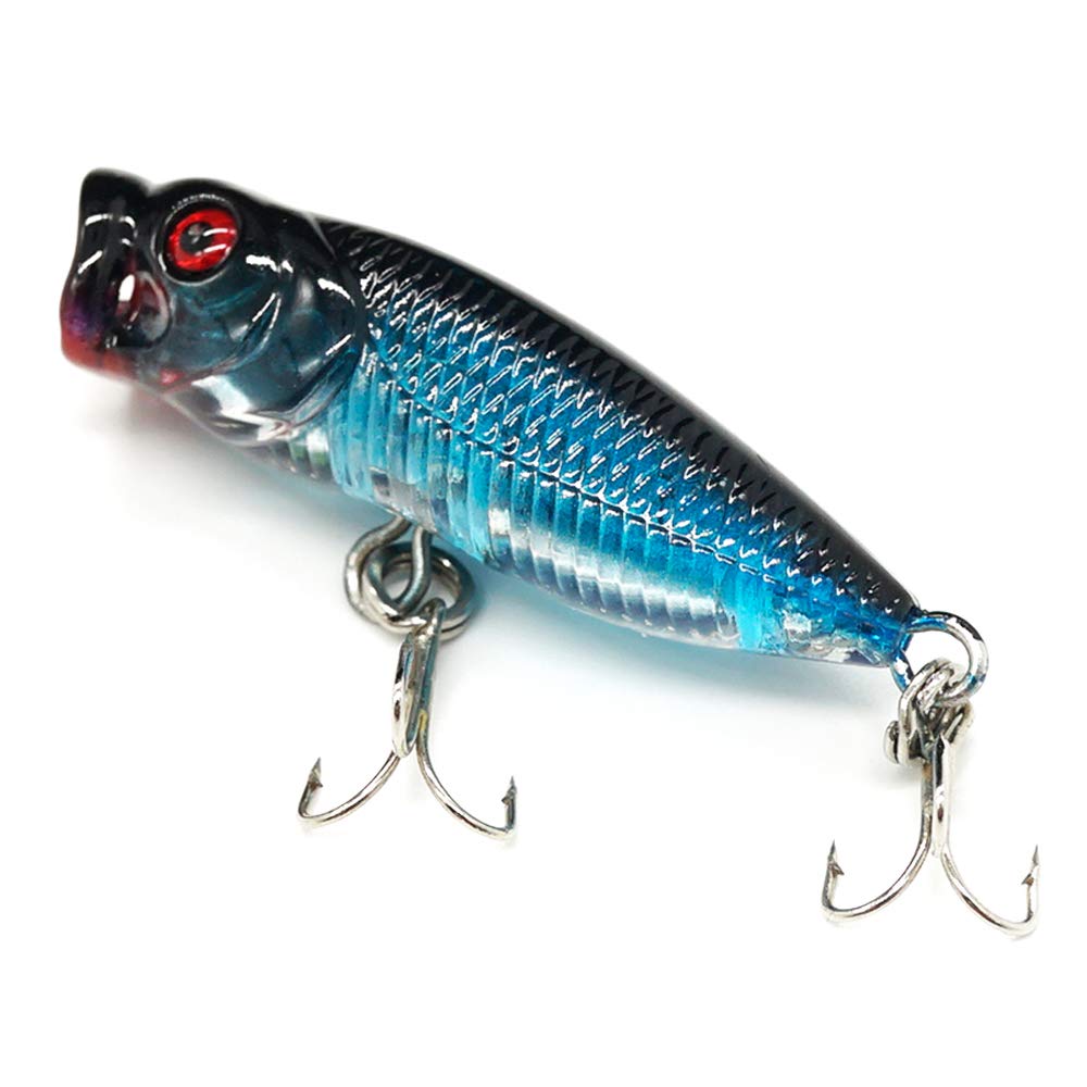 Plug Lures Snapklik.com : Fishing Plug Lures Micro Popper Topwater Trout Attack In ...
