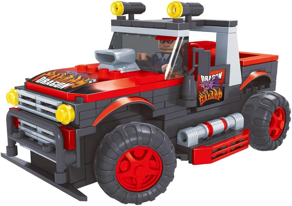 AusiniTruck Plastic Toys, Multi-Colour, 20213, 185 Pieces