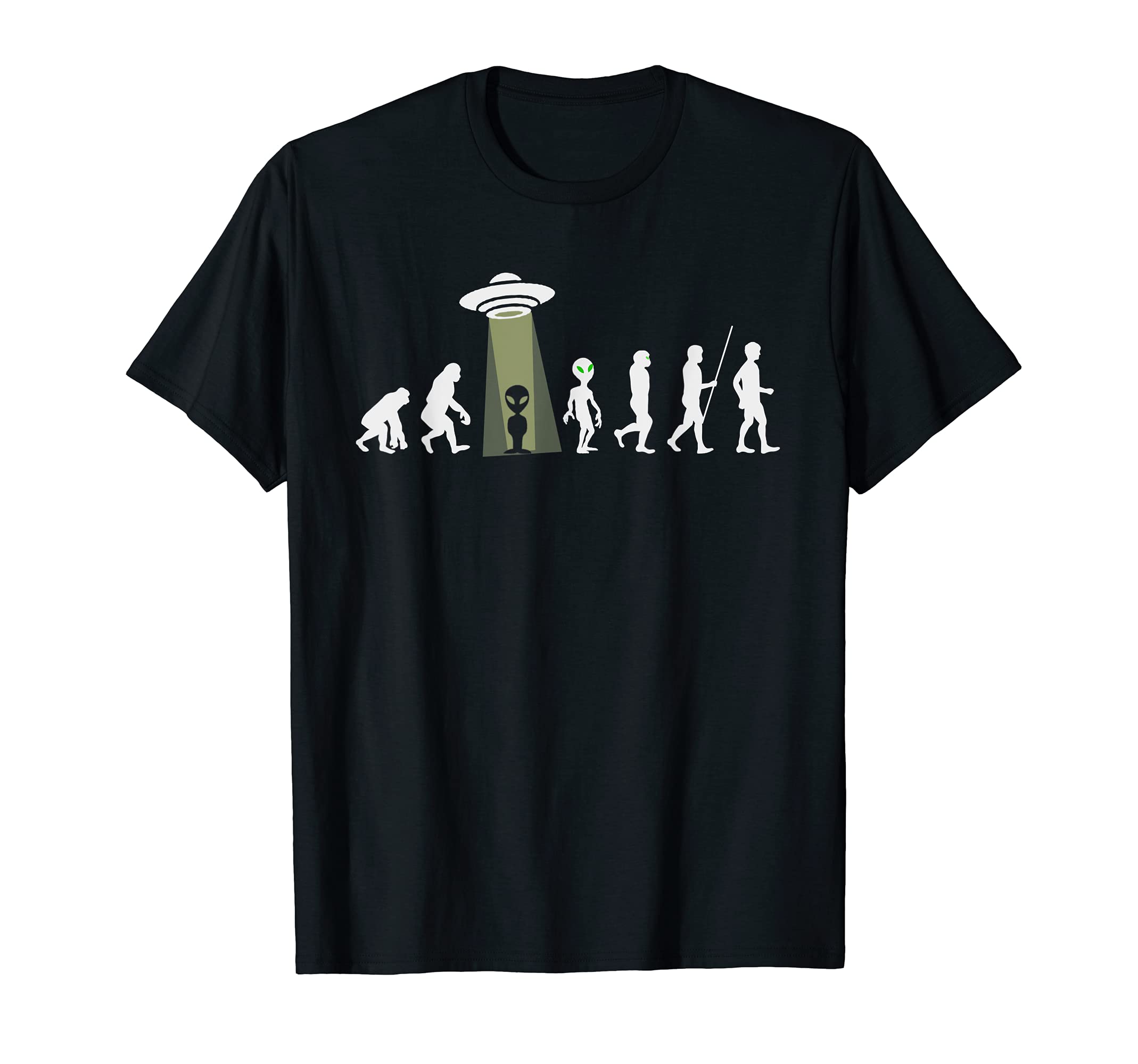 Die Evolution des Menschen WeihnachtenAlien Human Evolution T-ShirtOEKO-TEX STANDARD 100