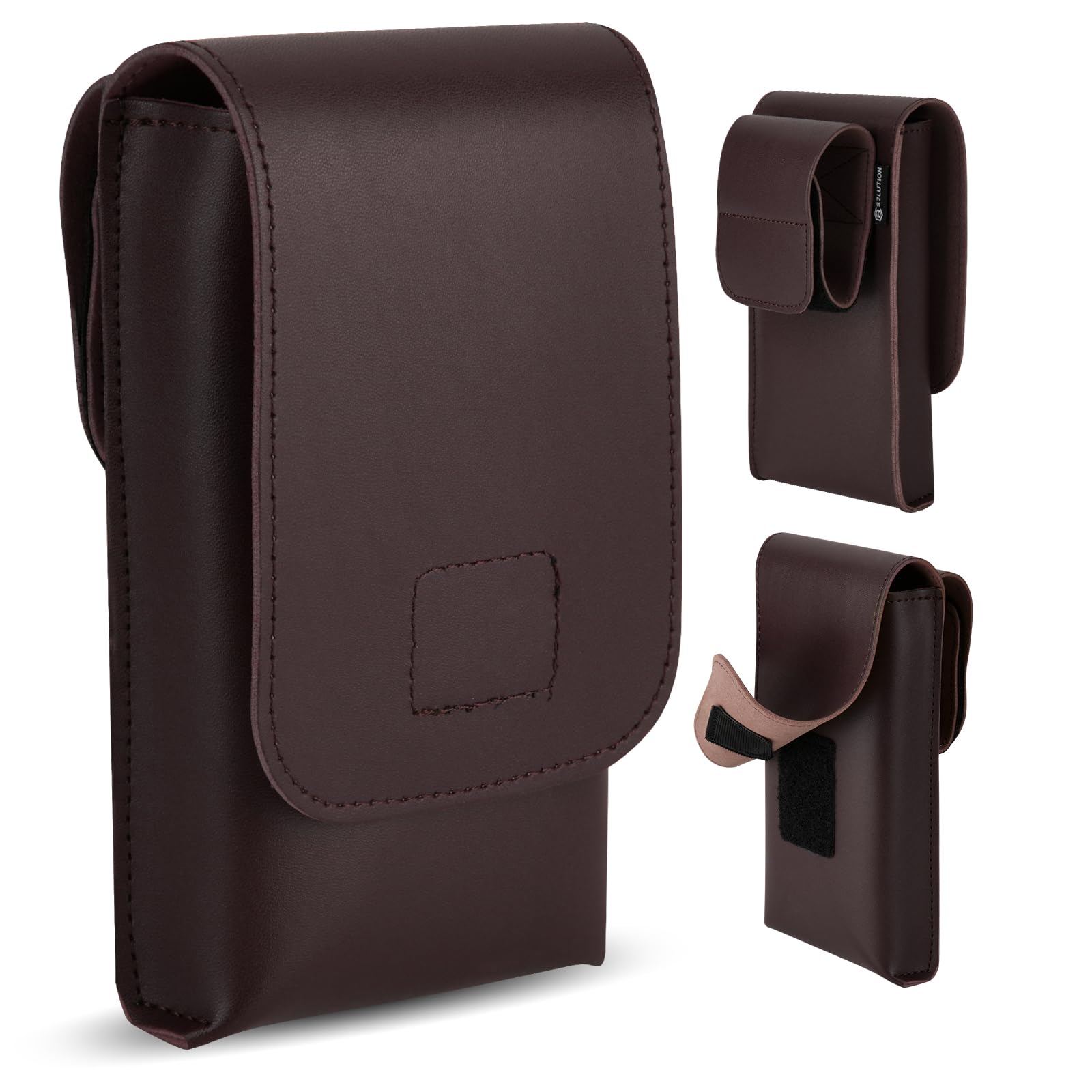 CaSZLUTION Phone Pouch for Jedi Cosplay - Ultra Fiber PU Leather Phone Holster Case with Belt Loop Keeper, Costume Accessory for Halloween,