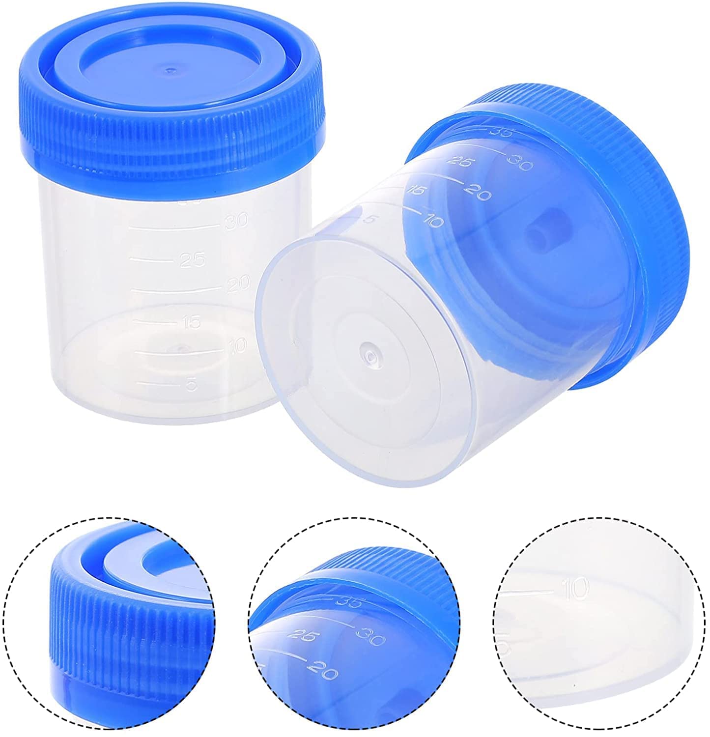 Recipiente de plástico para orina (50 ml) - Esterilizado -100