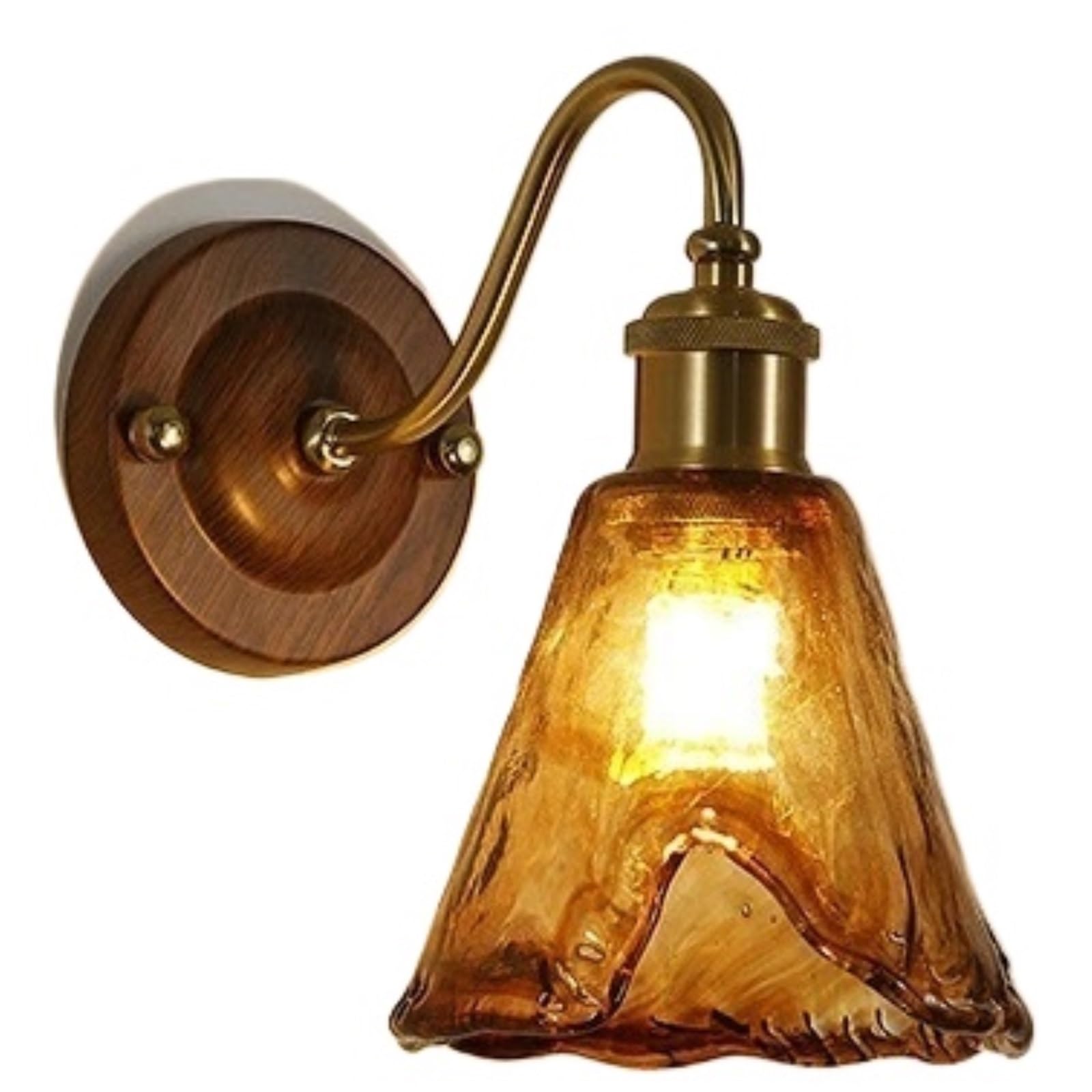 FEITENGDA Single Head Three Tone Wall Sconce Vintage Wall Light