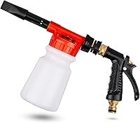 Vista 1 de Pistola de espuma para lavado de autos, rociador de lavado de autos con boquilla de espuma de esfera de espuma ajustable, cañón de espuma que se