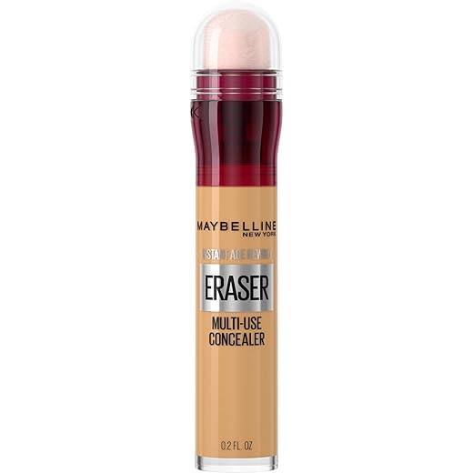 Maybelline NY Instant Age Rewind Eraser, Corretivo Líquido Multiuso que Corrige Olheiras e Linhas Finas, Contorna e Ilumina, Alta Cobertura e Fórmula Vegana, Cor 144 Caramel, 6ml