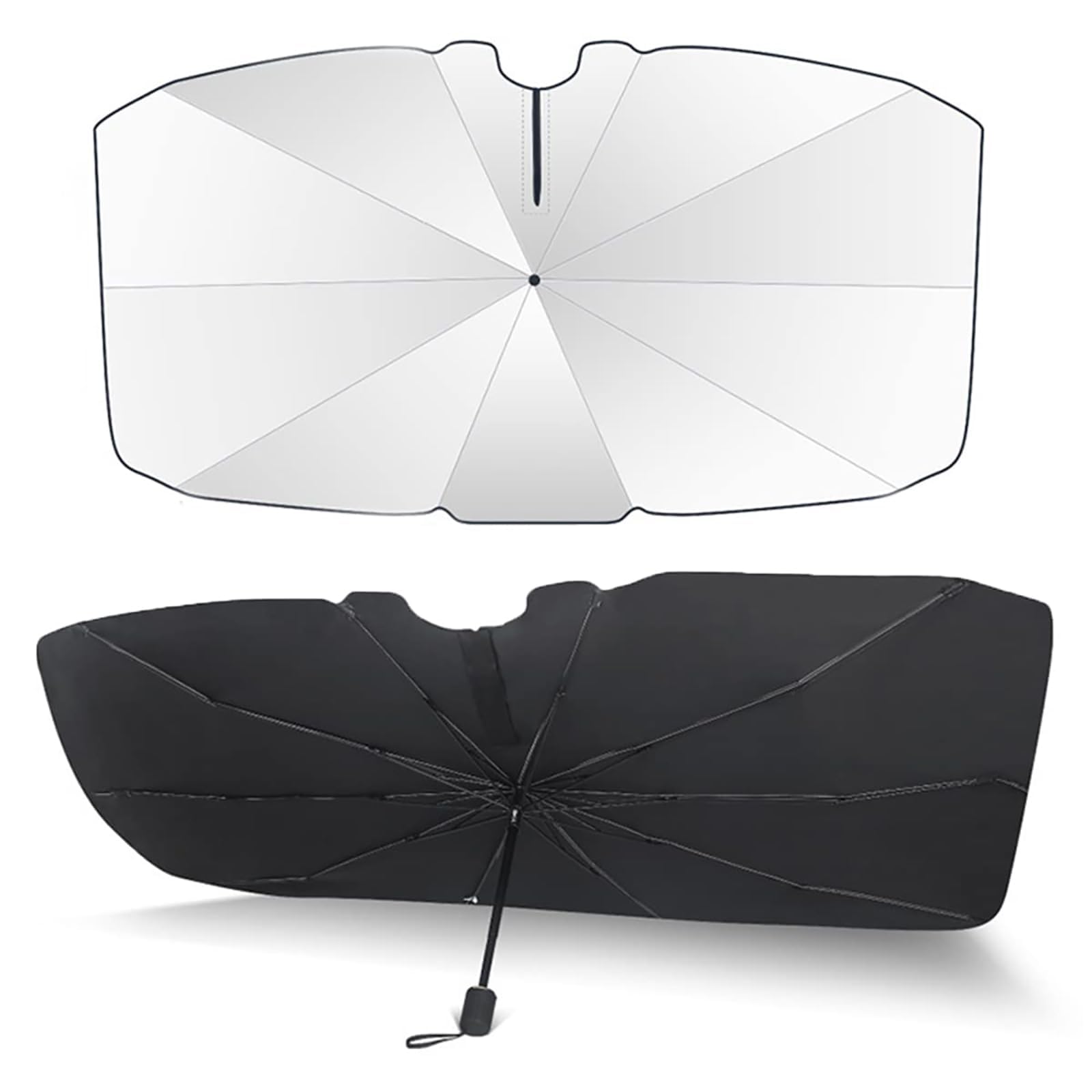 HJXCFUCDV Car Windshield Sun Shade Umbrella, for Kia Sportage LWB NQ5 2023 2024 Fordable UV Ray Reflector Heat Insulator Parasol Front Window Protector Cover