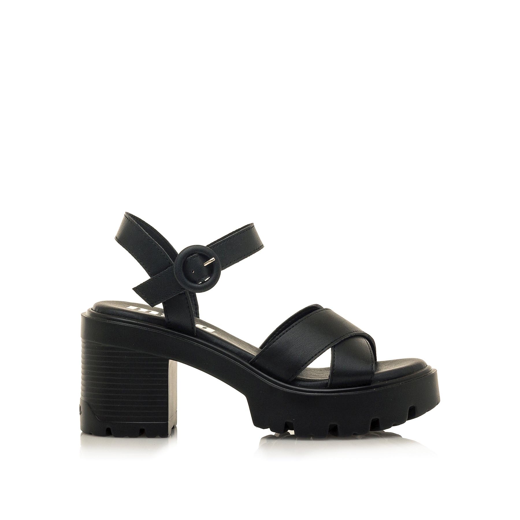 MTNG Women's 53335 Sandal, Black/White, 8.5 UK
