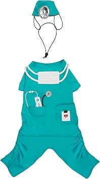 Nurse Dog Costume, Small