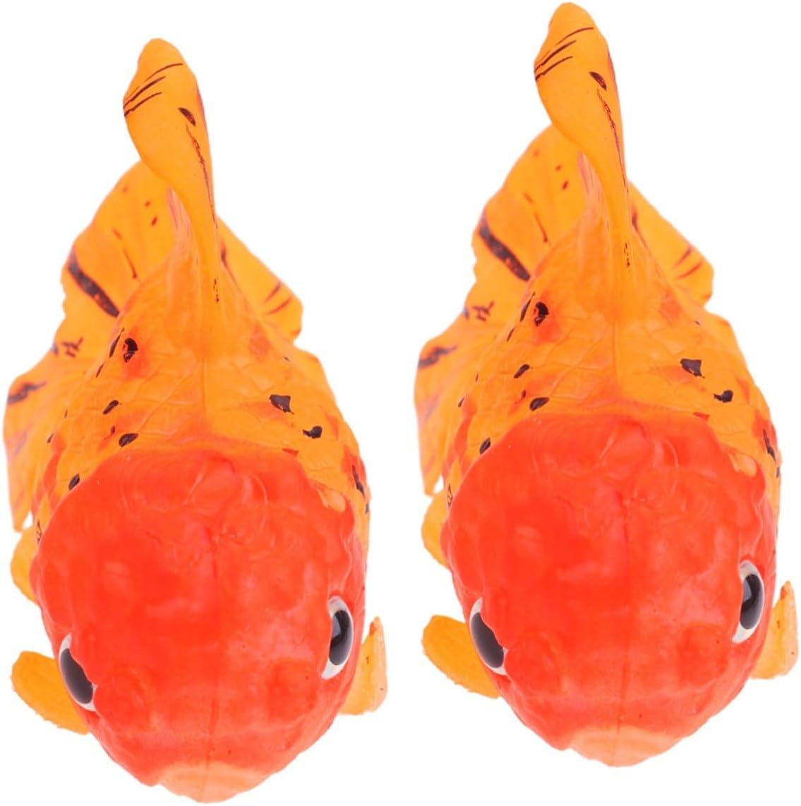 COSMEVIVI 2pcs Aquarium Fish Decoration Fake Goldfish Fish Tank Decoration Simulated Aquarium Fake Fish Imitation Fish Betta Fish Accessories Ocean Fish Bowl Decorations Silicone Fish