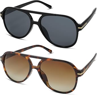 Retro Trendy Square Aviator Sunglasses Womens Mens 70s Classic Vintage Oversized Sun Glasses AR82174