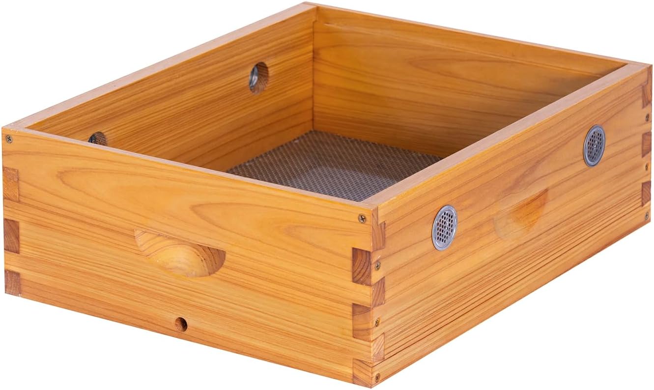 BeeCastle Bee Hive Quilt Box for Bees, Assembled Winter Quilt Box  Beekeeping Insulation & Ventilation Box, Fits 10 Frame Langstroth Beehives, Overwintering Beekeeping Supplies