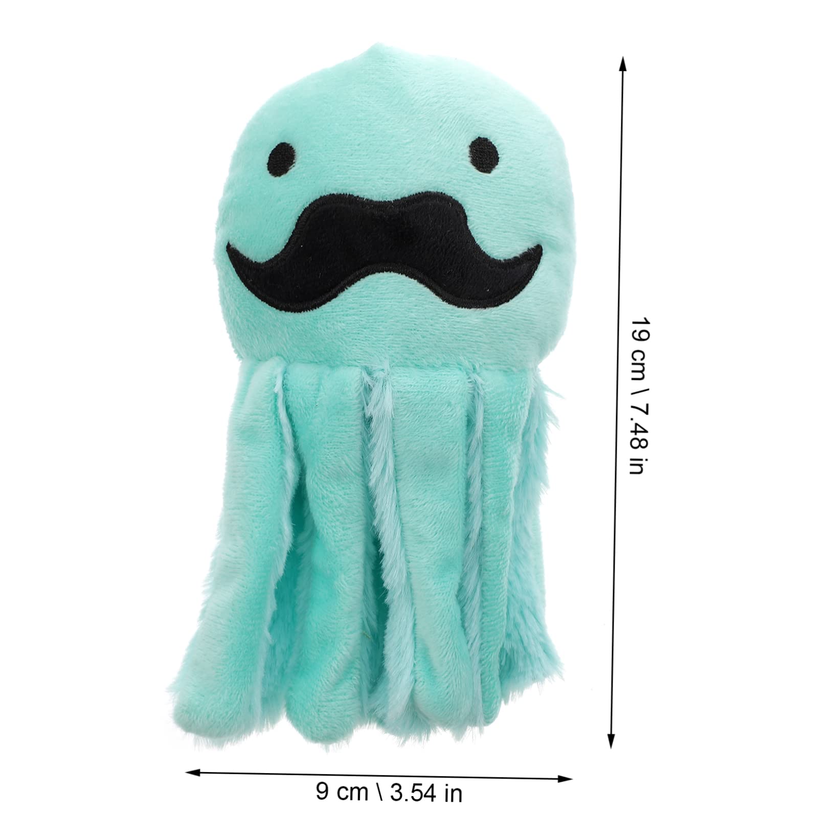 INOOMP 4 Piezas Juguete para Mascotas Juguete para Perros Pequeños Juguetes para Gatos Juguete para Masticar Juguete Peluche Cachorro Felpa Pulpo Papel Sonajero