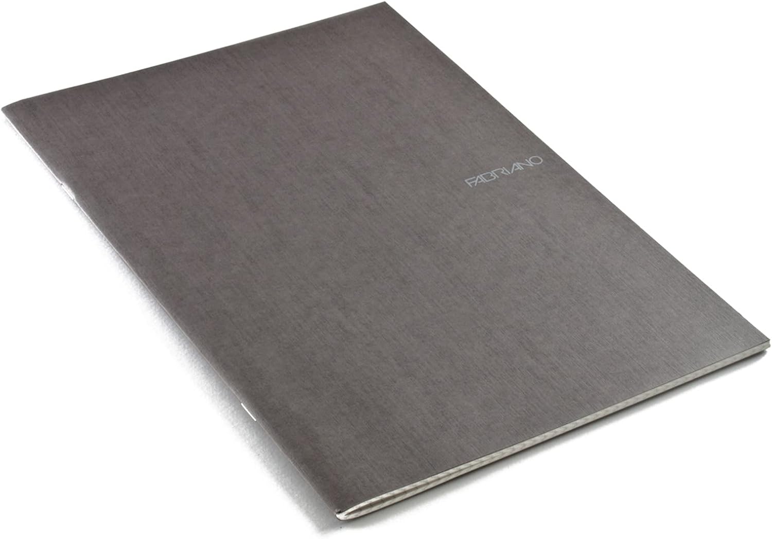 Fabriano EcoQua Notebook, Small, Staple-Bound, Blank, 38 Sheets, Stone