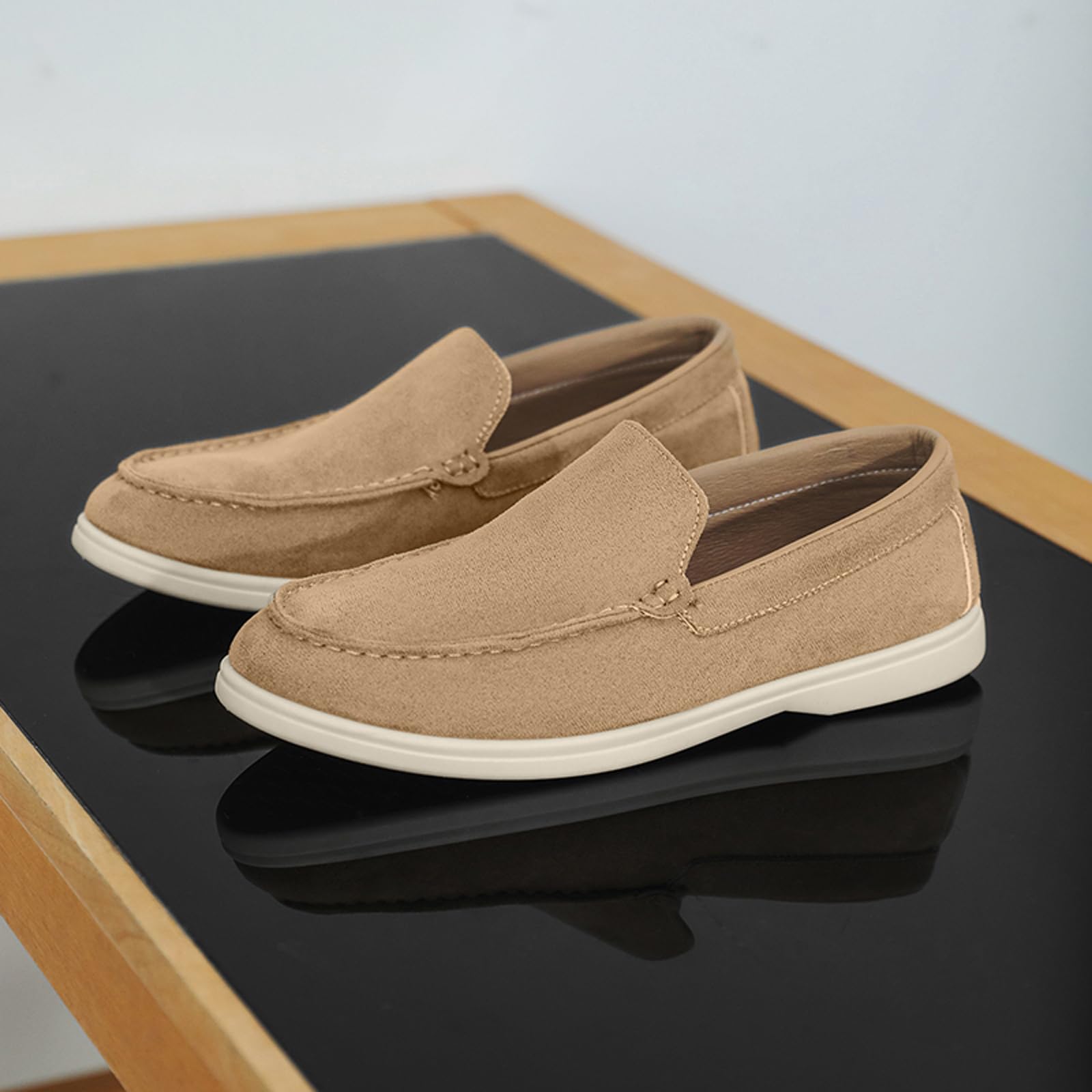 Mocassins et Loafers Hommes Respirantes Confortable Slip on Décontracté Chaussures Bateau et Mocassins pour Homme Chaussures Décontractées et Professionnelles