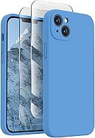 Vista 554 de FireNova Designed for iPhone 13 Pro Max Case, Silicone [Camera Protection] Phone Case with [2 Screen Protectors], Soft Anti-Scratch Microfiber Deep