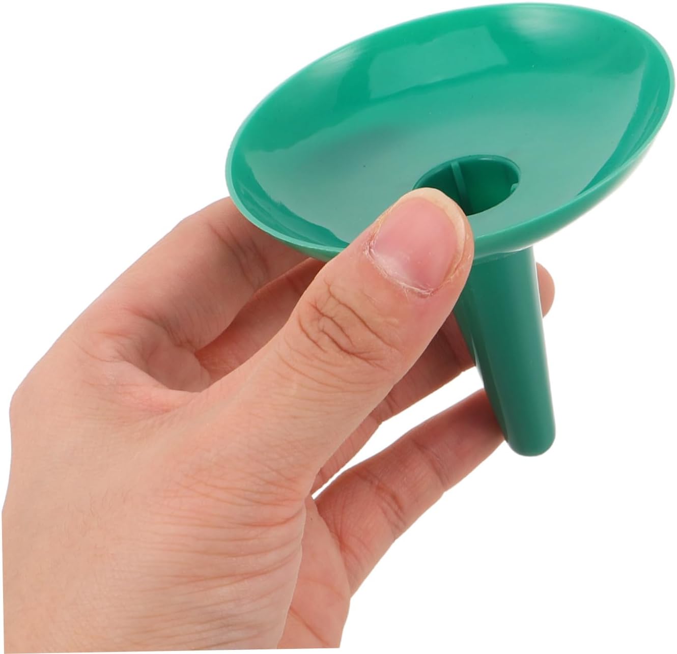 ULTECHNOVO 50pcs Green Plastic Christmas Candle Holders with Drip Protectors for Church Memorials and Christmas Eve Services, Handheld Wax Catchers for Meditation and Remembrance Events