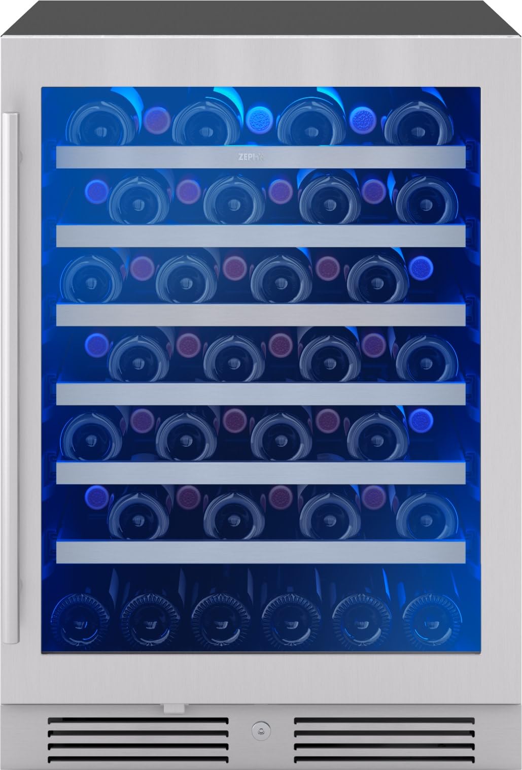 Zephyr PRW24C01CG 5.6 cu ft Wine Cooler Stainless Steel