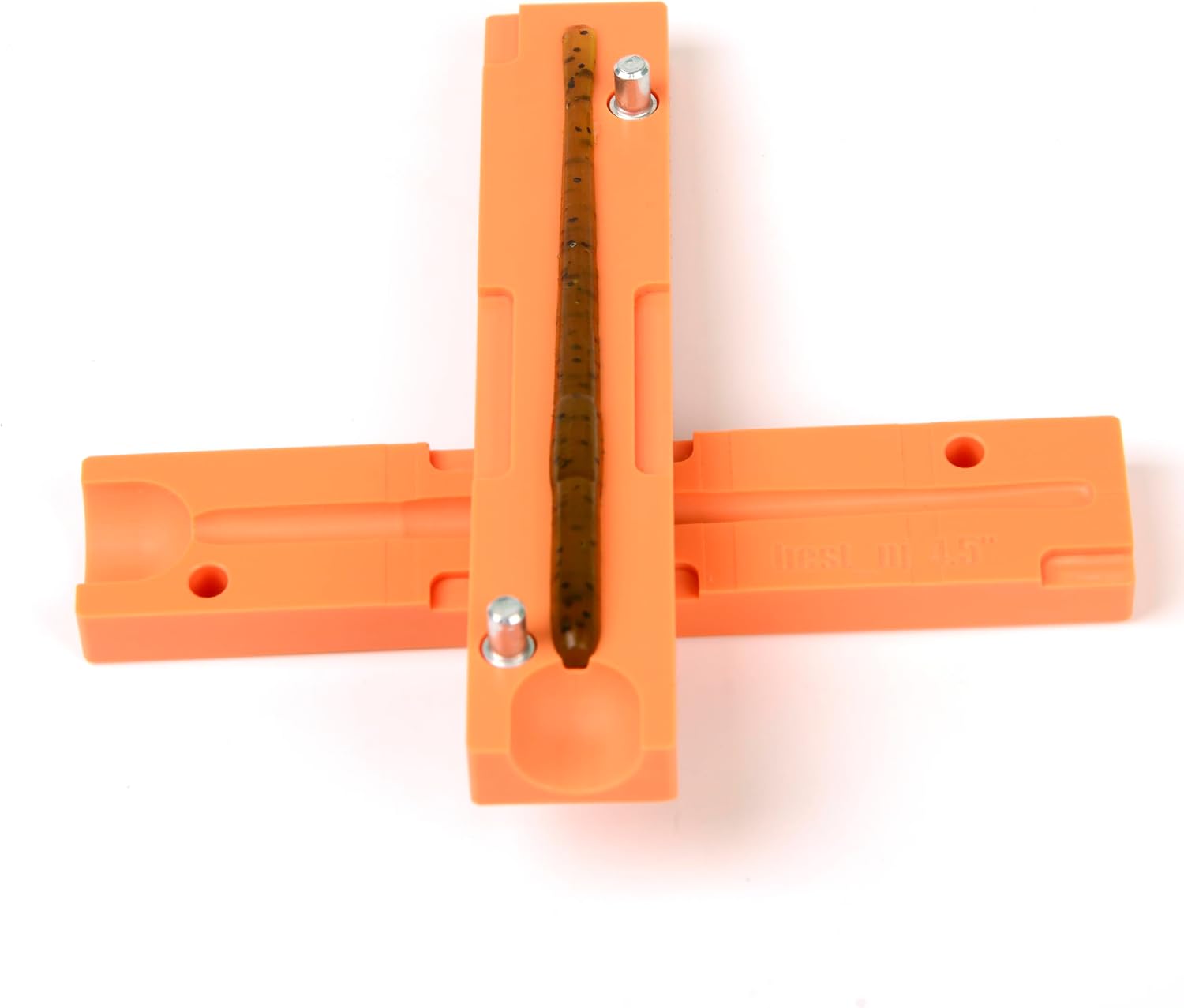 Soft Plastiс Mold Lure Making Injection Molds Fishing Lures Roboworm Straight Tail Worms 4.5''