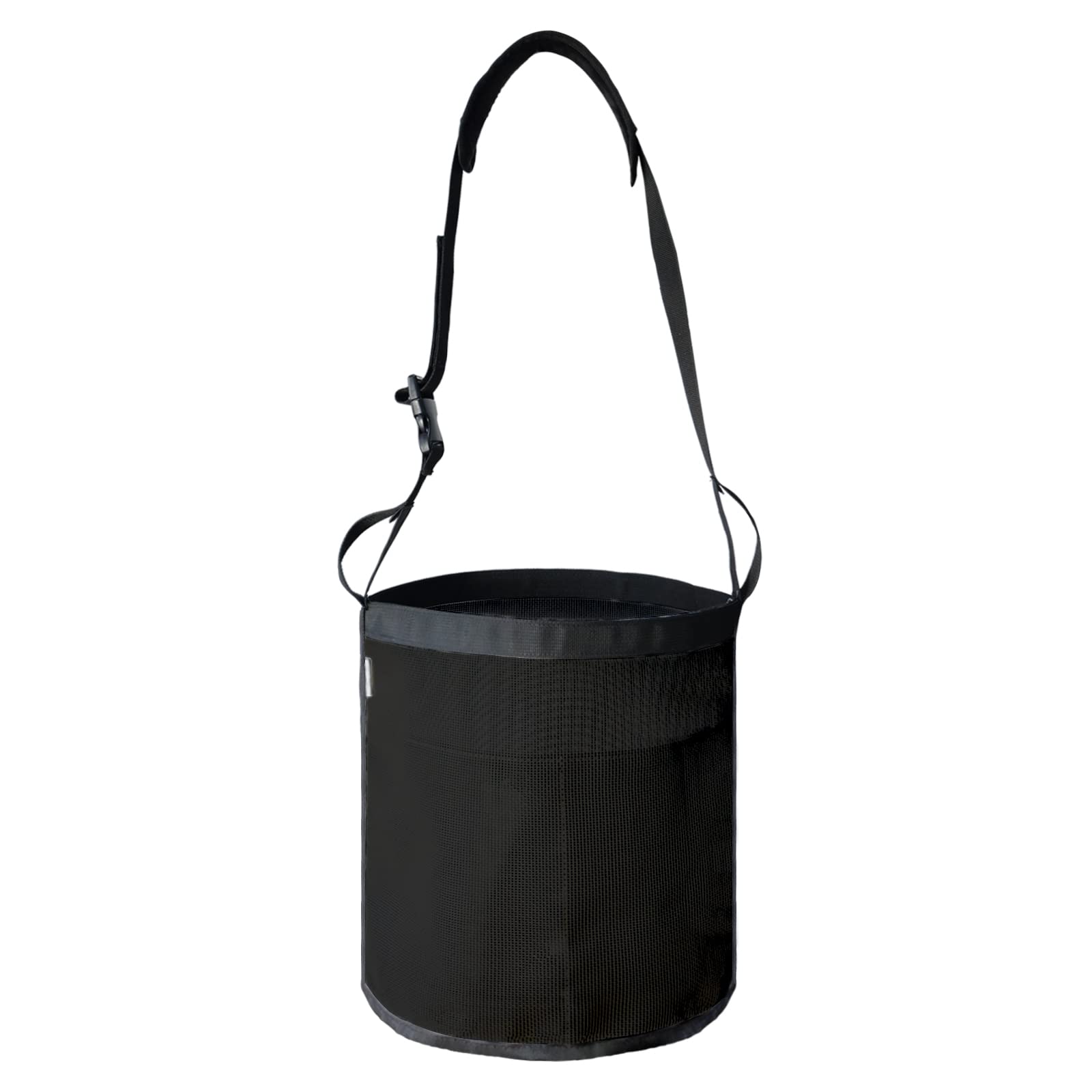 Horse Feed Bag Grain, Horse Mussel Mesh Bag with Adjustable Strap Comfort Neck & Nose Pad Waterproof Bottom