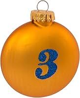 Vista 3 de Kurt Adler 12 Days of Christmas Glass Ornament (Set of 12), 65mm