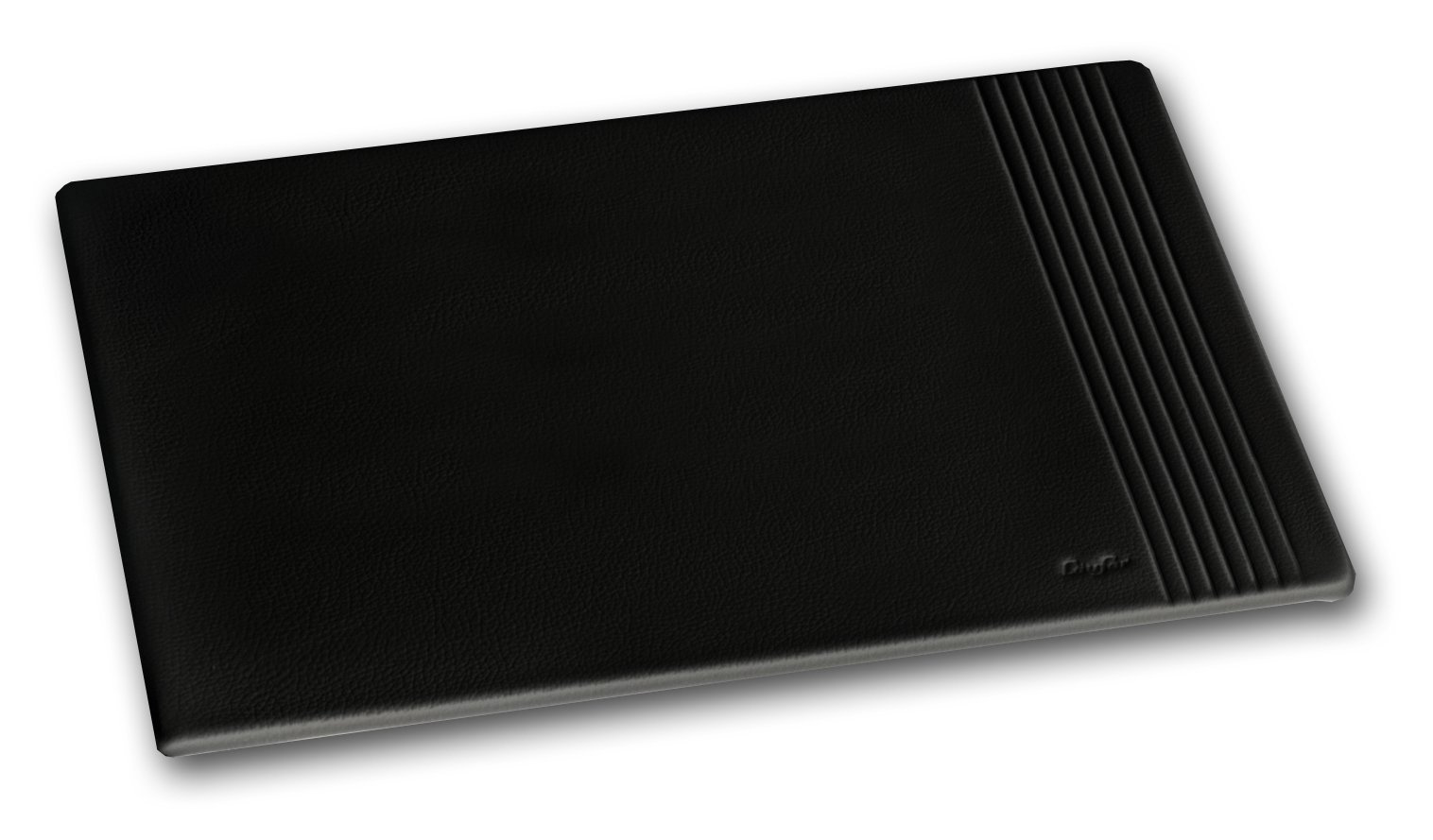 Läufer ambiente lA Linea 37536 Mouse Pad 21 x 26 cm, Genuine Leather, Black