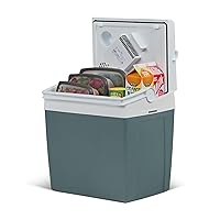 Mobicool ME24 Frigorifero Elettrico 23 Litri Grigio Mini Frigorifero 12V e 230V per Auto