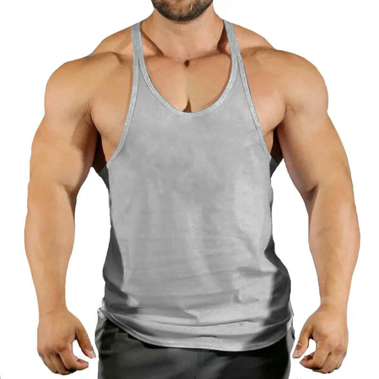Fitness Kamizelka męska Gym Tank Top Odzież Lato Szybkoschnące American Basketball Sports Sleeveless T-shirty Fitness-Yellow White-M