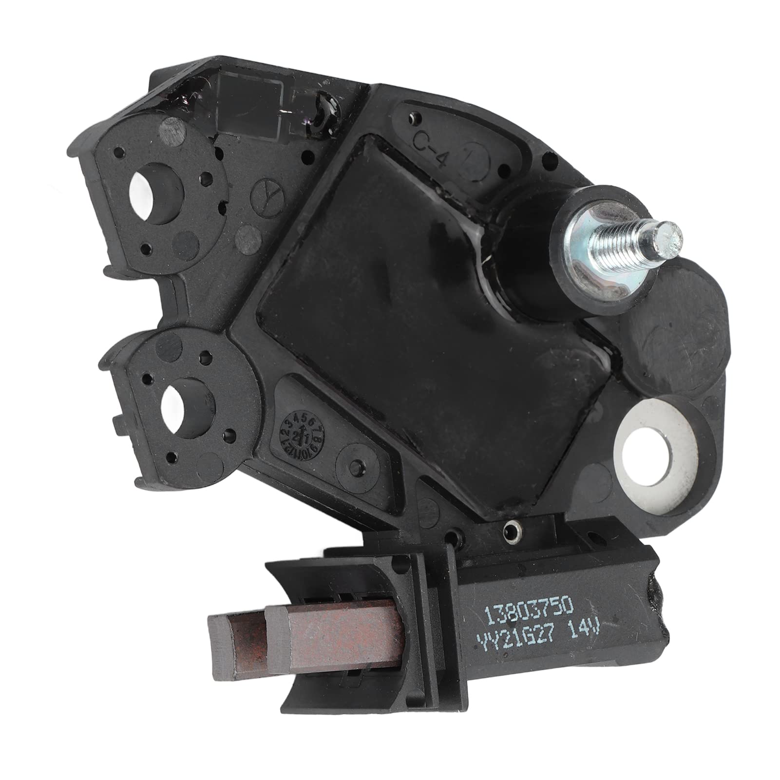 Lichtmaschinenspannungsregler, Kompatibel mit 545i 645ci X5 4.4i 4.8is – OE-Ersatz 595464 2609960 2714345 – Aluminiumlegierung und ABS-Konstruktion