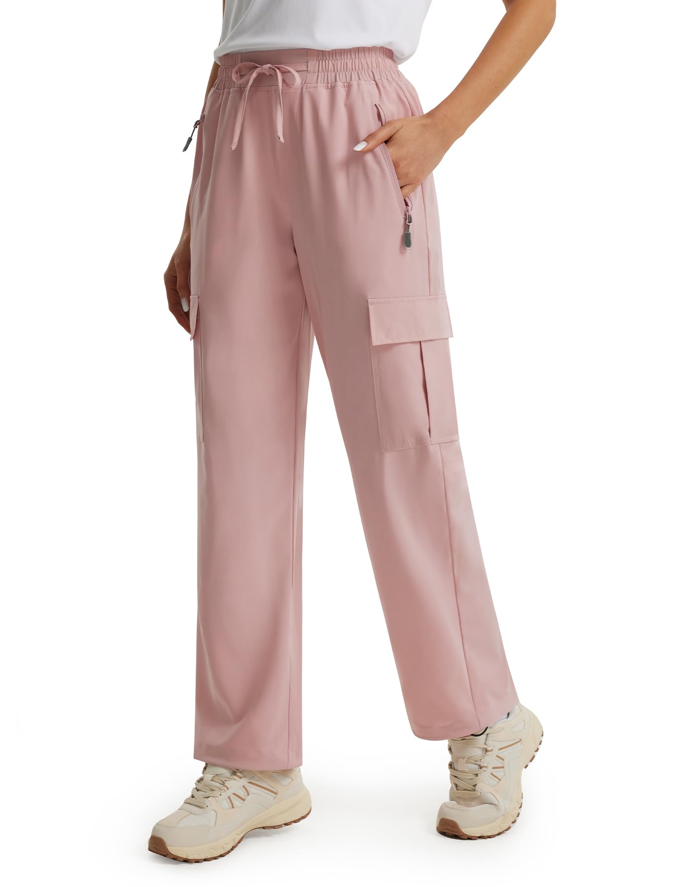 Libin Women's Hiking Pants Lightweight Quick Dry Cargo Pants Petite/Regular/Tall Casual Work Travel Safari Clothes