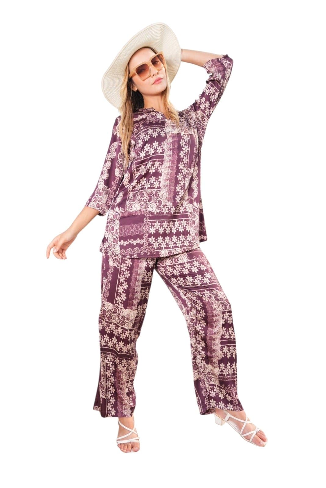 ceyo Womens Printed Co-Ord Set-picture-14