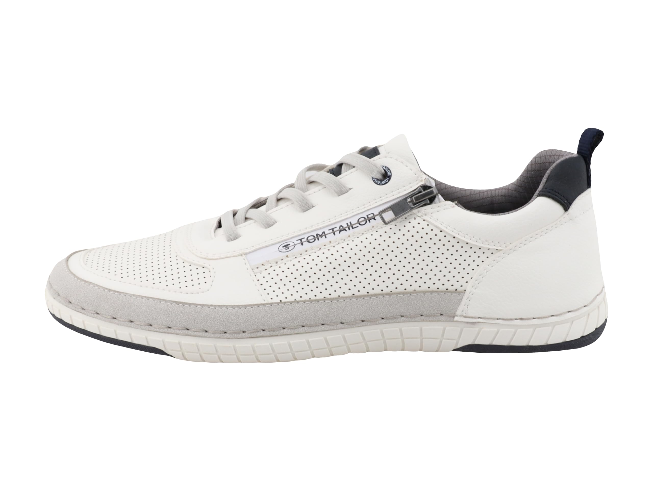 TOM TAILOR Men's 9580040008 Trainers, White, 40 EU, White, 8 UK