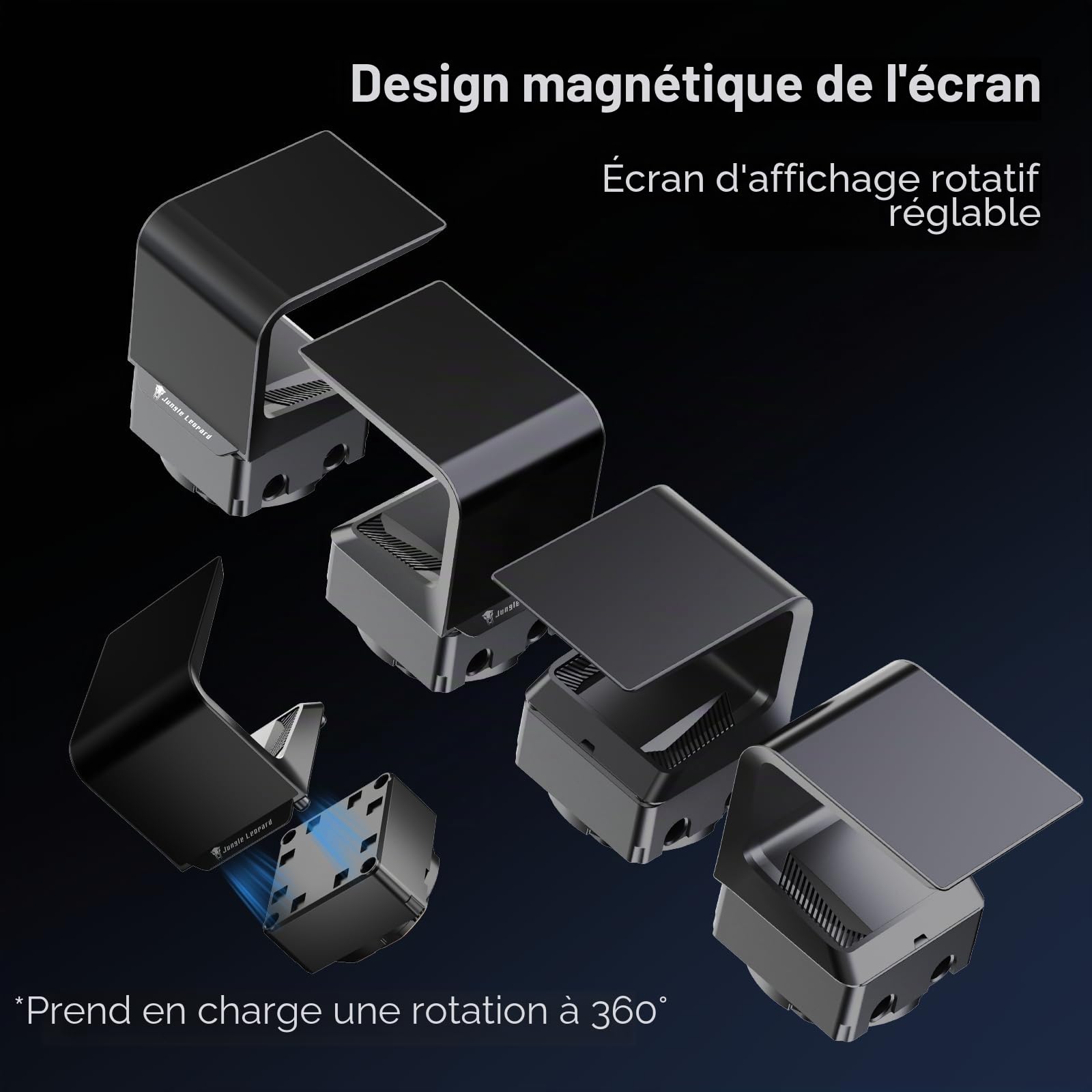 TZMRIT CA360 ARGB AIO 360 mm AIO 6,67" AMOLED Écran incurvé 3D Effet anamorphe Réglable AIO Refroidissement à eau 360 mm 320 W TDP pour Intel LGA 1851/1700 AMD AM5/AM4 (BK)