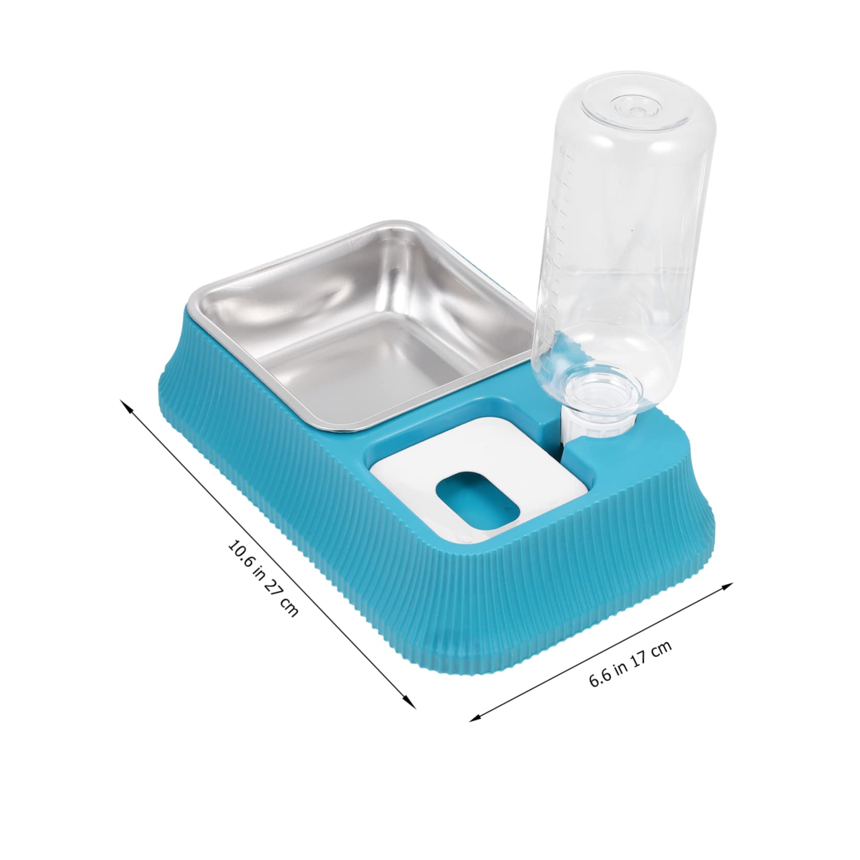 Abaodam Detachable Pet Feeder with Skid Design Automatic Water Dispenser for Dogs and Cats Easy to Space Saving for Indoor Use