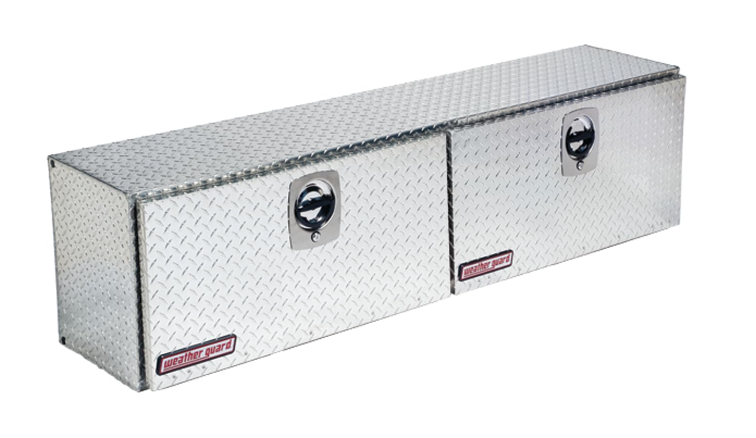 Weather Guard Model 372-0-02 Hi-Side Truck Box, Aluminum, Clear, 8.9 cu ft capacity