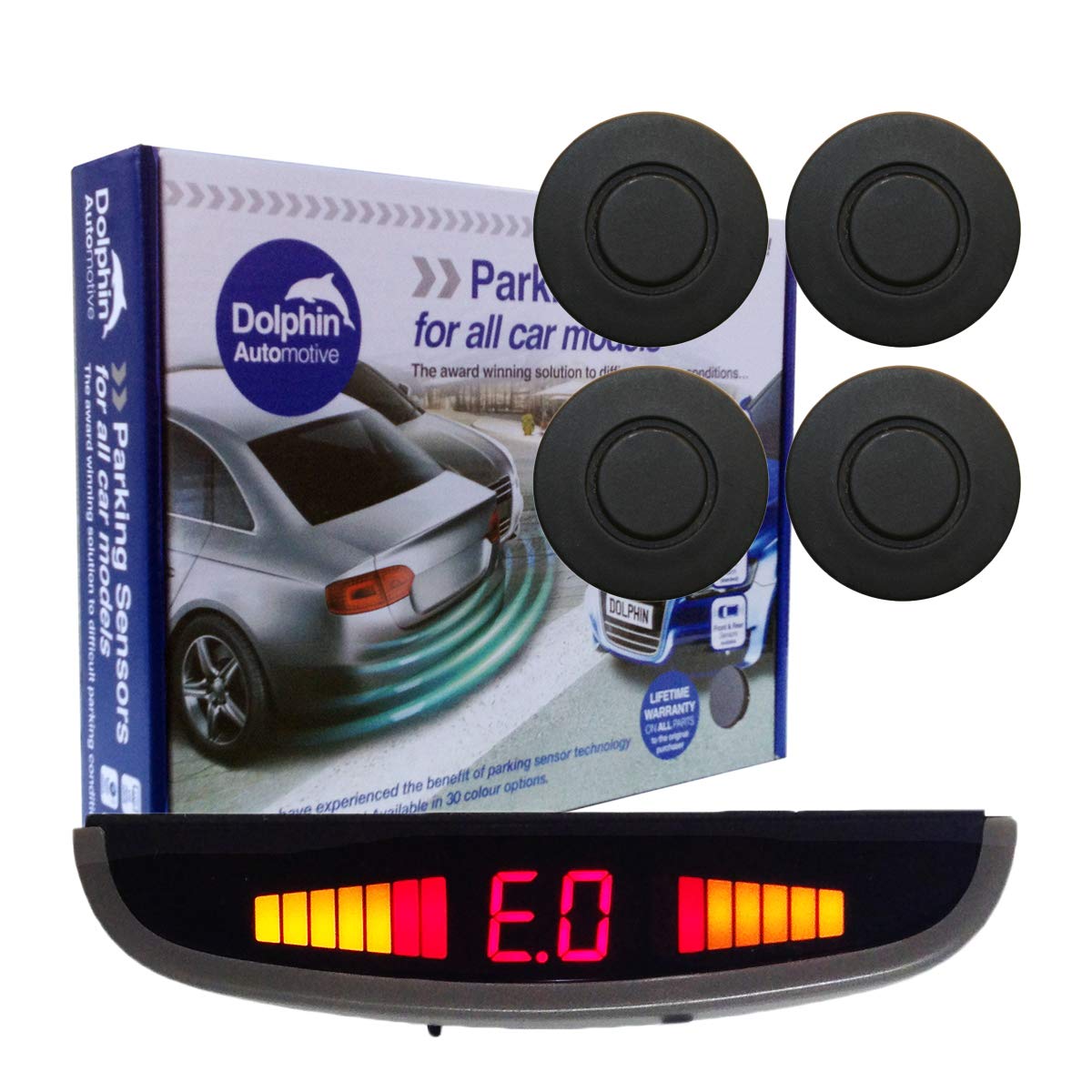 Buy Dolphin DPS455 Reverse Parking Sensors In 32 Colours 4 Ultrasonic