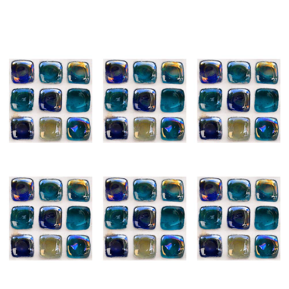 HEALLILY Stove Decals Removable Stickers Waterproof Sticky Wallpaper, Pebble Pattern Wall Tile Sticker, Kitchen Bathroom Tile, DIY Wall Sticker for Home Stove Stickers Snazzydecal