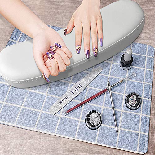 Nicejoy Maniküre Kissen Hand Nageltisch Stand Arm Rest Nagel Kushion Pu Leder Pad Tisch Schreibtisch Station Abnehmbar… – Bild 6
