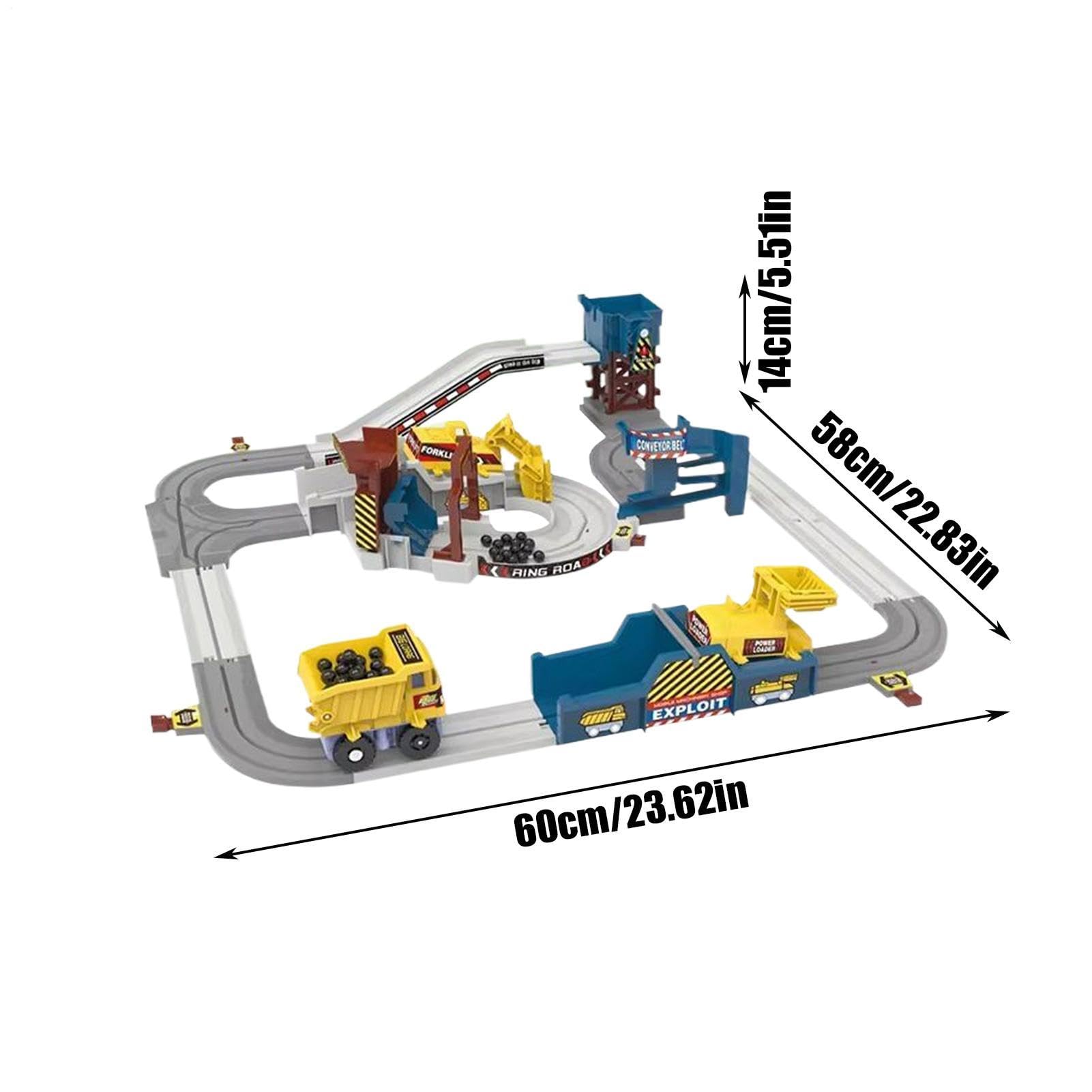 Generisch Kids Race Track Set - Safe Adventure Track Engineering Train