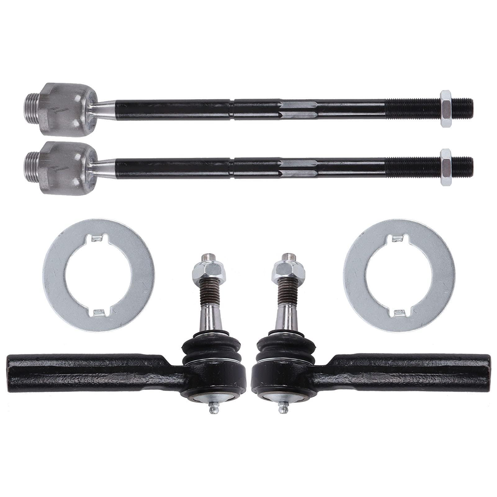 Dioche EV800084 Akcesoria Samochodowe 4 szt. Końcówki Drążków Kierowniczych Wewnętrzny Zestaw Zewnętrzny do 1500 LT 2007 - Części Zamienne do Układu Kierowniczego