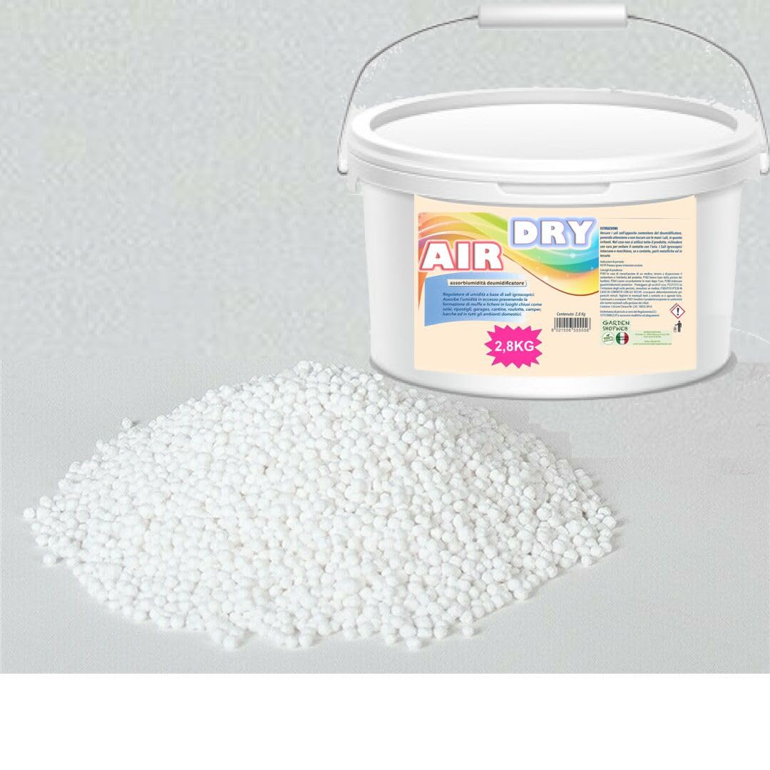 ASSORBIUMIDITÀ MAX RICARICA - 2,8 Kg ARIASANA mangiaumidità MAXIFORMATO CONVENIENZA (m)