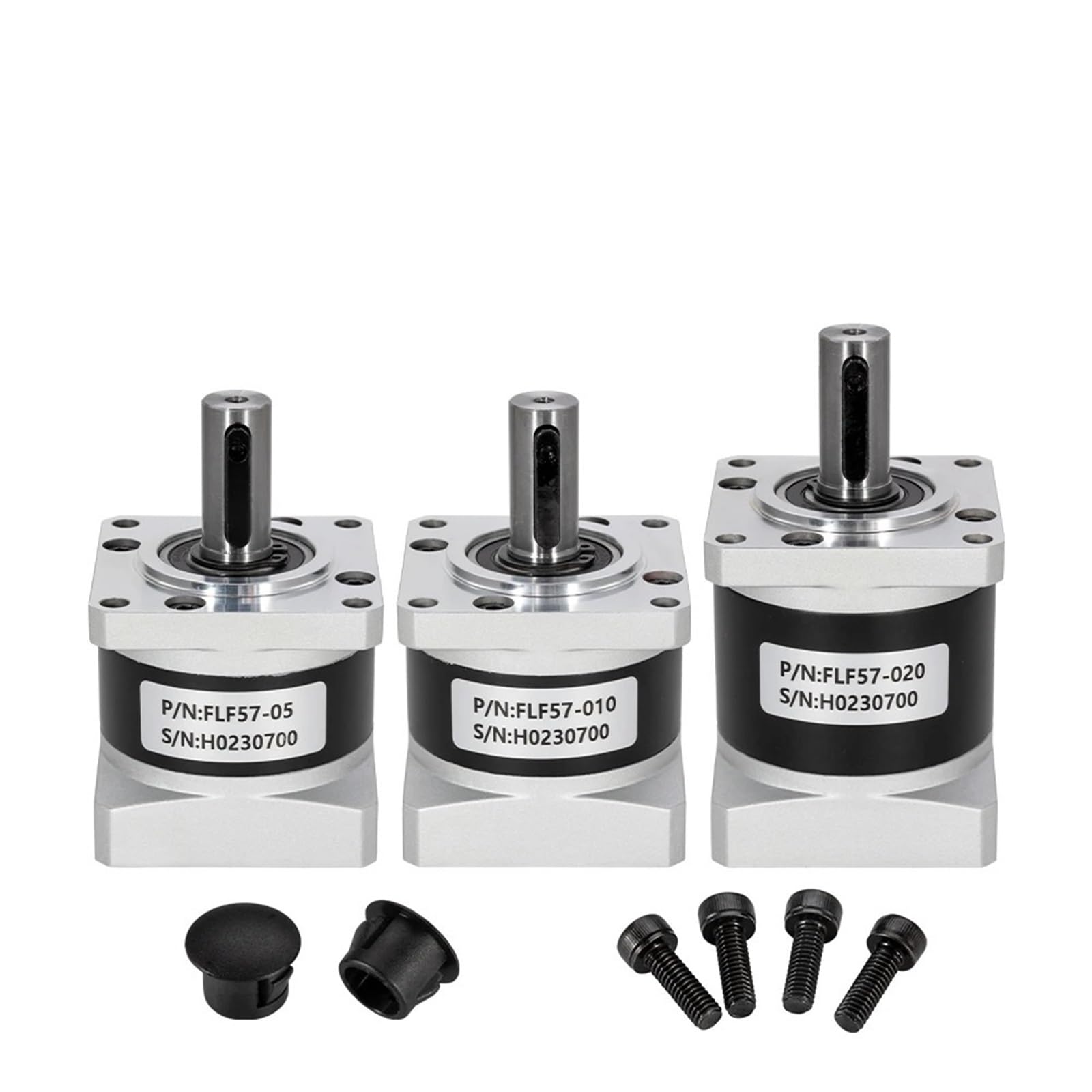 Réducteur planétaire Nema 23 rapport 20:1 entrée 8mm pour moteur pas à pas mécanique