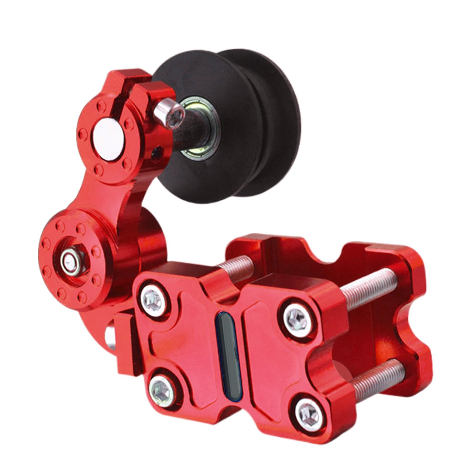 Ajustador de cadena de motocicleta,Herramienta de ajuste de cadena Motocicleta, Guía de tensión de moto de ajuste automático, Engranaje tensor de modificación de cadena para montar en bicicleta