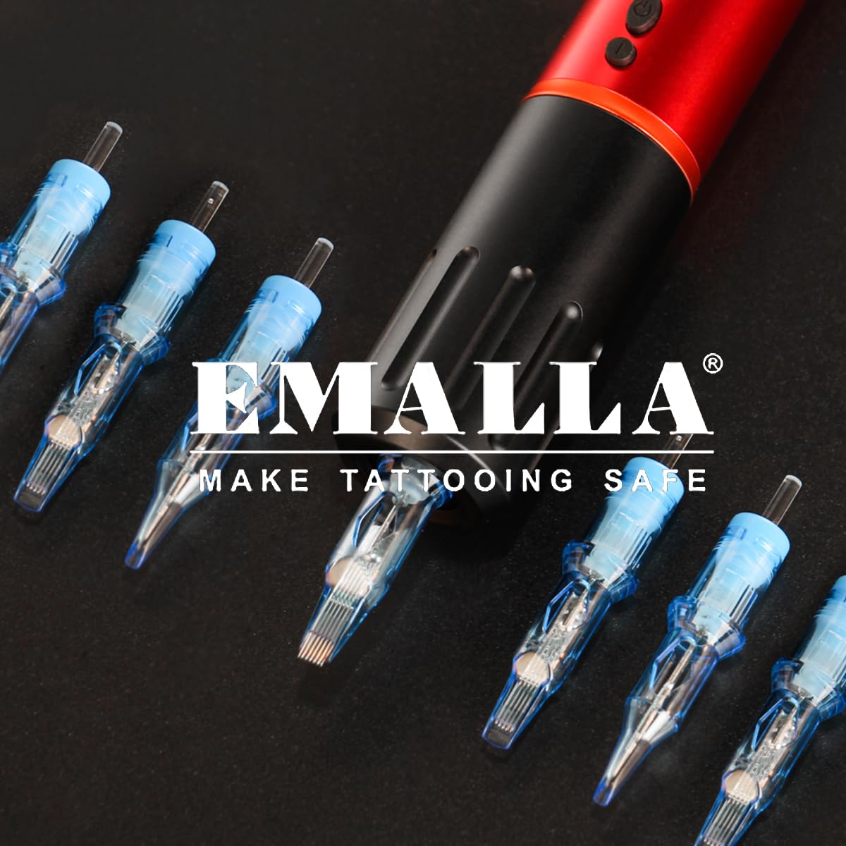 EMALLA ELIOT 20 pezzi 0603RLL Aghi Tattoo #06 3RLL Round Liner Cartucce Aghi per Tatuaggi Professionale Kit Tatuaggi