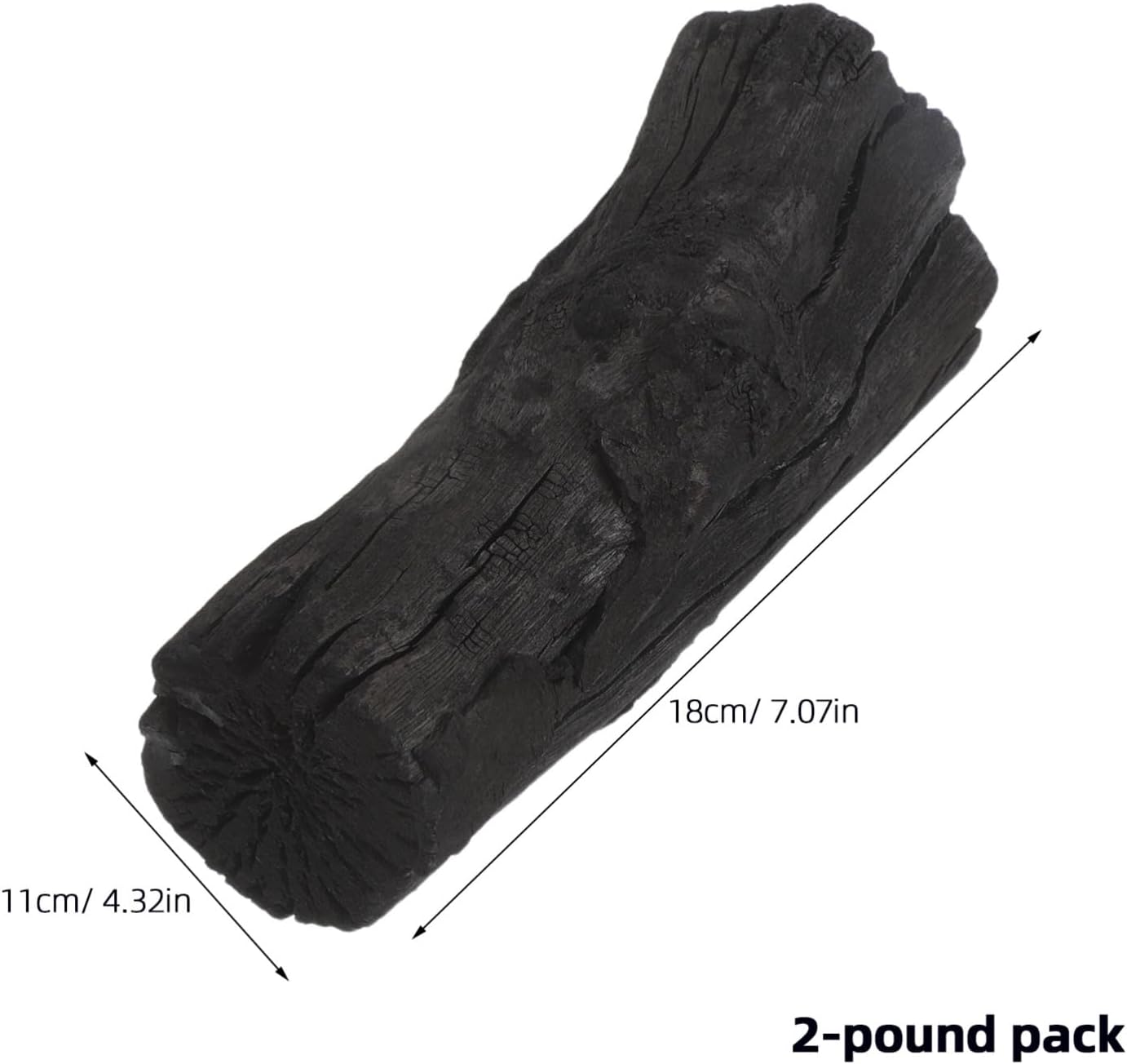 PRETYZOOM Premium Fruit Wood Charcoal Easy Light Smokeless Bbq Charcoal for Extended Burn for Camping Grilling and Outdoor Heating Use