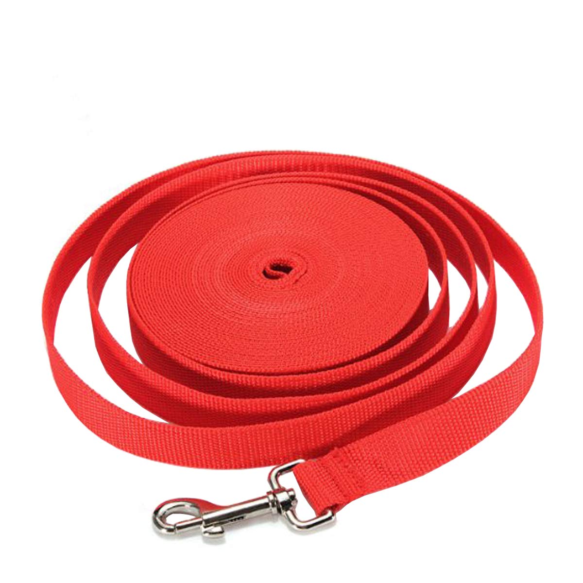 40FT/50FT/66FT Extra Long Puppy Pet Training Obedience Retractable Lead Leash Recall 3 Color Choice (40Ft, Red)