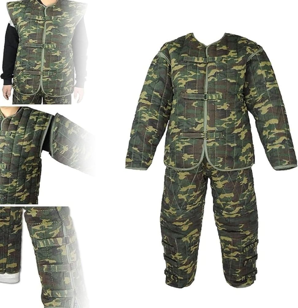 Traje De Adiestramiento Canino para Exteriores - Ropa Protectora Militar para Perros, Ideal para Entrenamiento Y Control De Mordeduras - Chaqueta Resistente para Adiestramiento Canino Policial