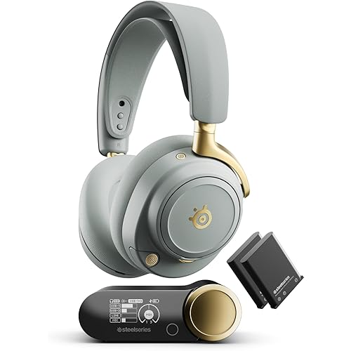 SteelSeries Arctis Nova Elite - Hi-Res Wireless Gaming Headset — 96kHz/24bit — Carbon Fiber Speakers — ANC — AI Noise Rejection — App — 2.4GHz + BT — Multi-Source Mix — OmniPlay PC+PlayStation+Xbox