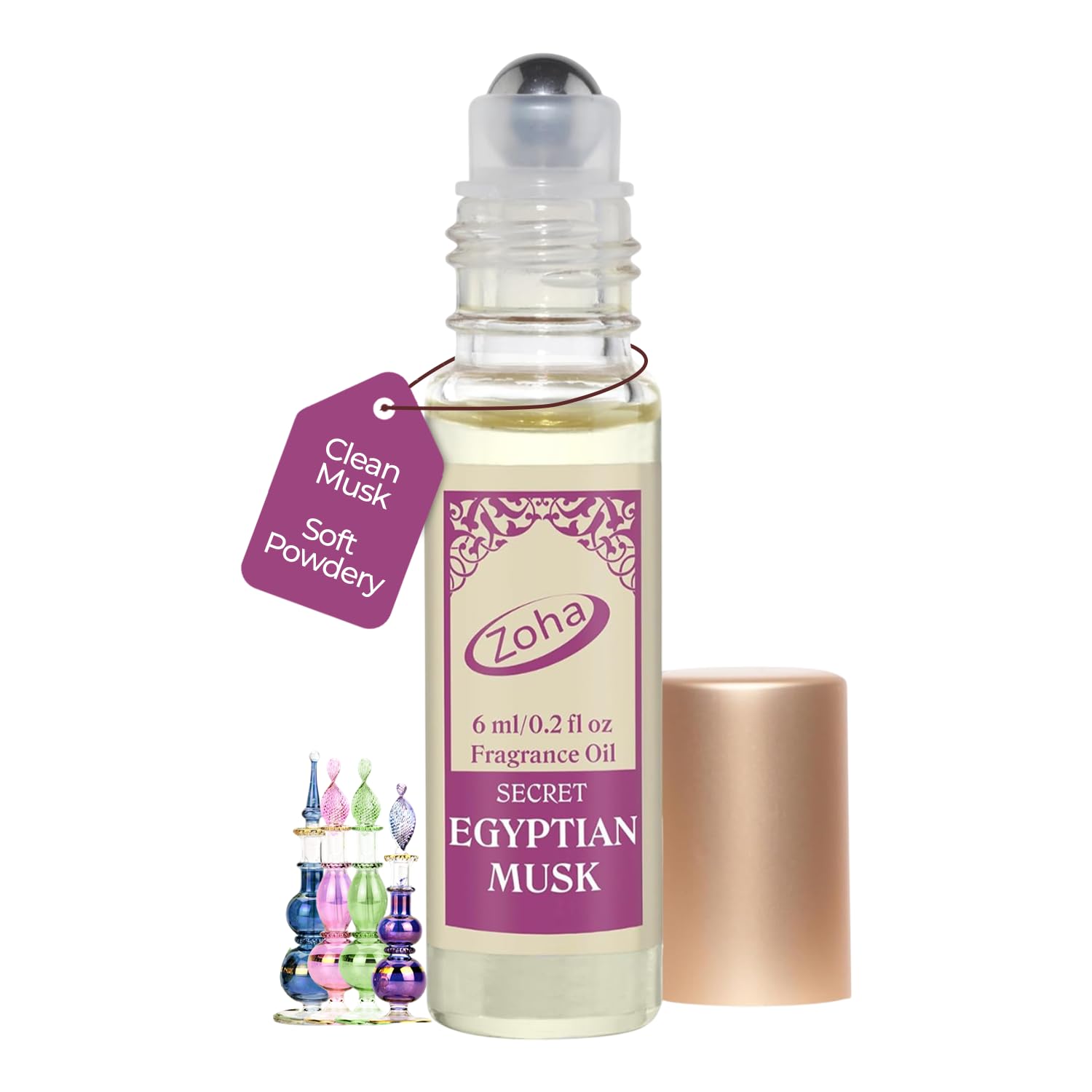Amazon.com : Zoha Egyptian Musk | Roll on Perfumes for Women & Men