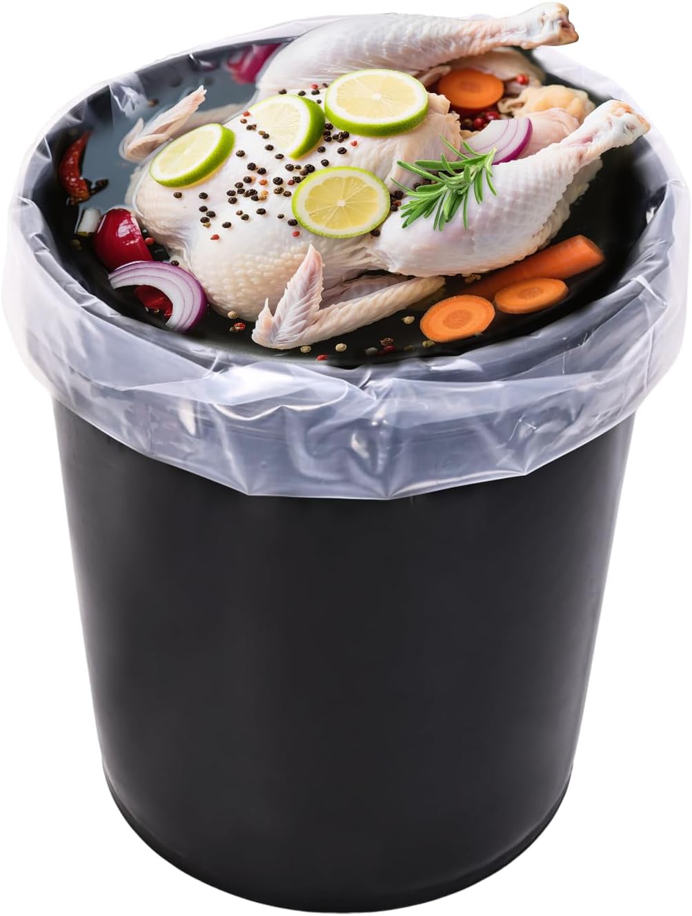 10 Pack Brine Bag, 5 Gallon Bucket Liner Bags, 4Mil...